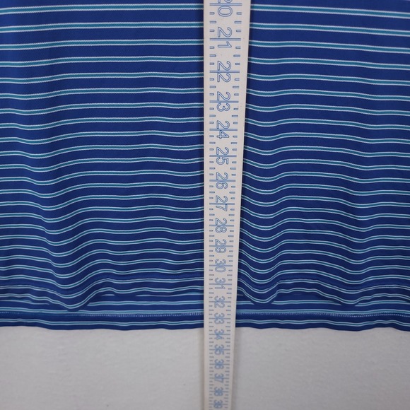 Peter Millar Polo Shirt Summer Comfort Men Size XL Golf Striped Performance - Picture 7 of 9